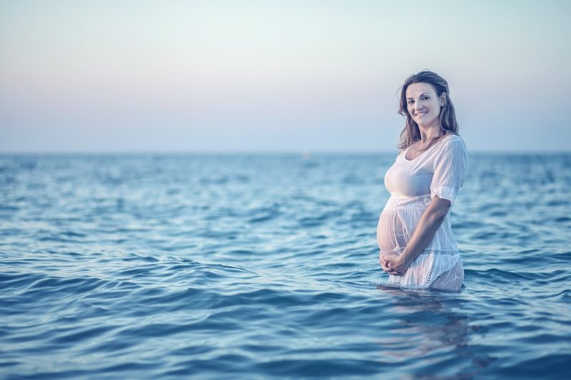 hamilelikte denize girmek